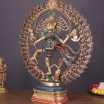 Exquisite Nataraja Brass Statue with OM - 25" Height | Elevate Your Space | Jaipurio